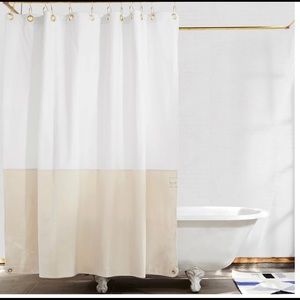 Quiet town shower curtain orient sand. Used for about 1 year.